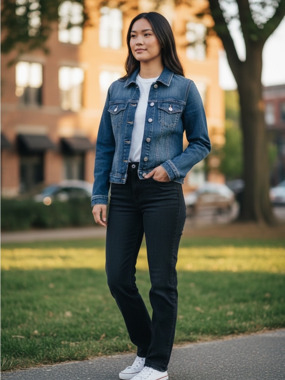 SILVER JEANS  Dark Wash Denim Jacket - Blue size small